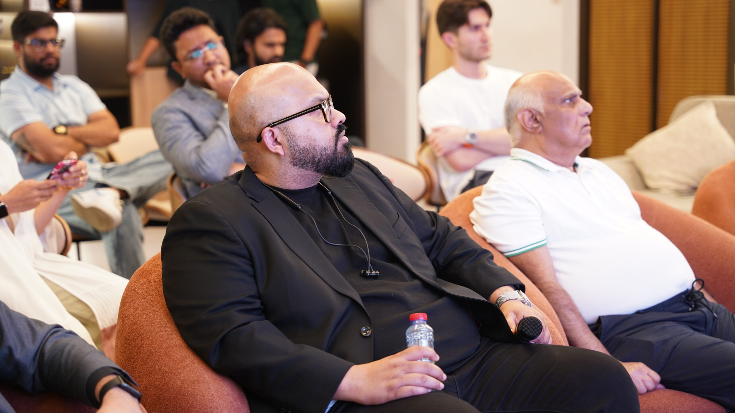 Founder and investor interaction at Terex Ventures Demo Day