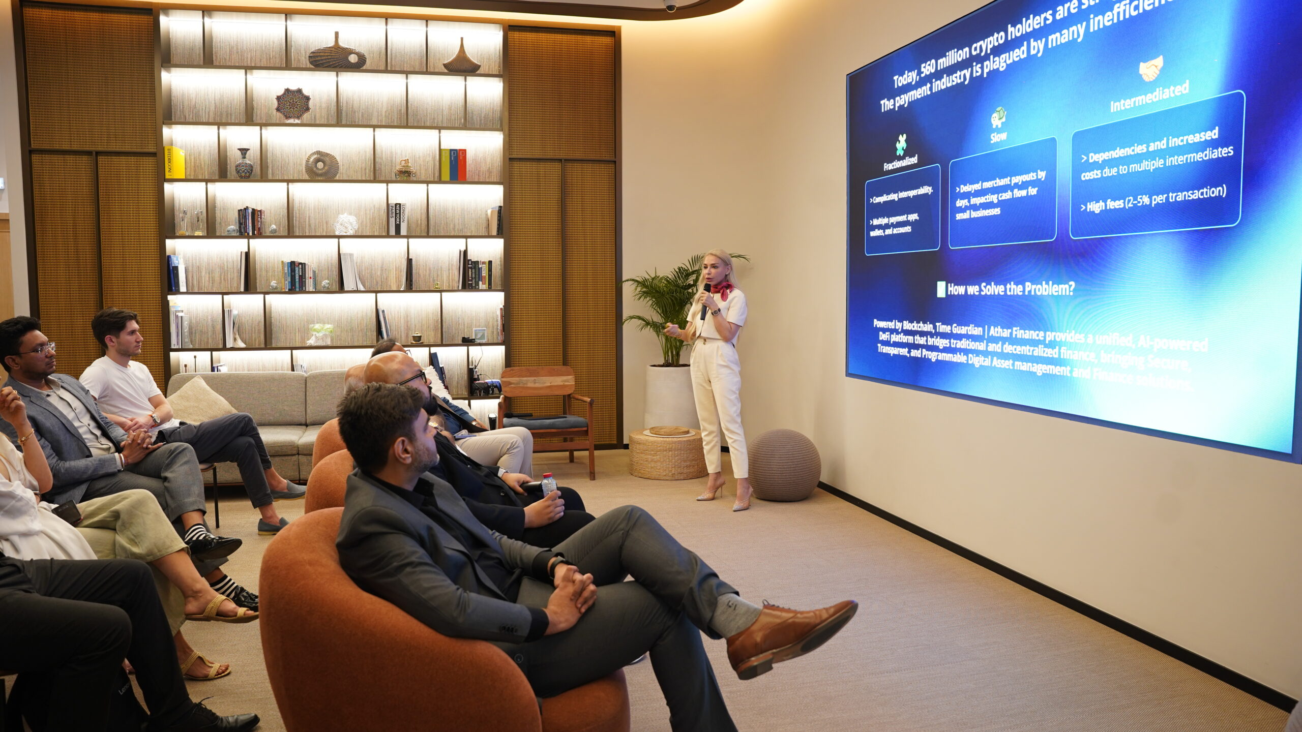 Investor audience at Terex Ventures Demo Day