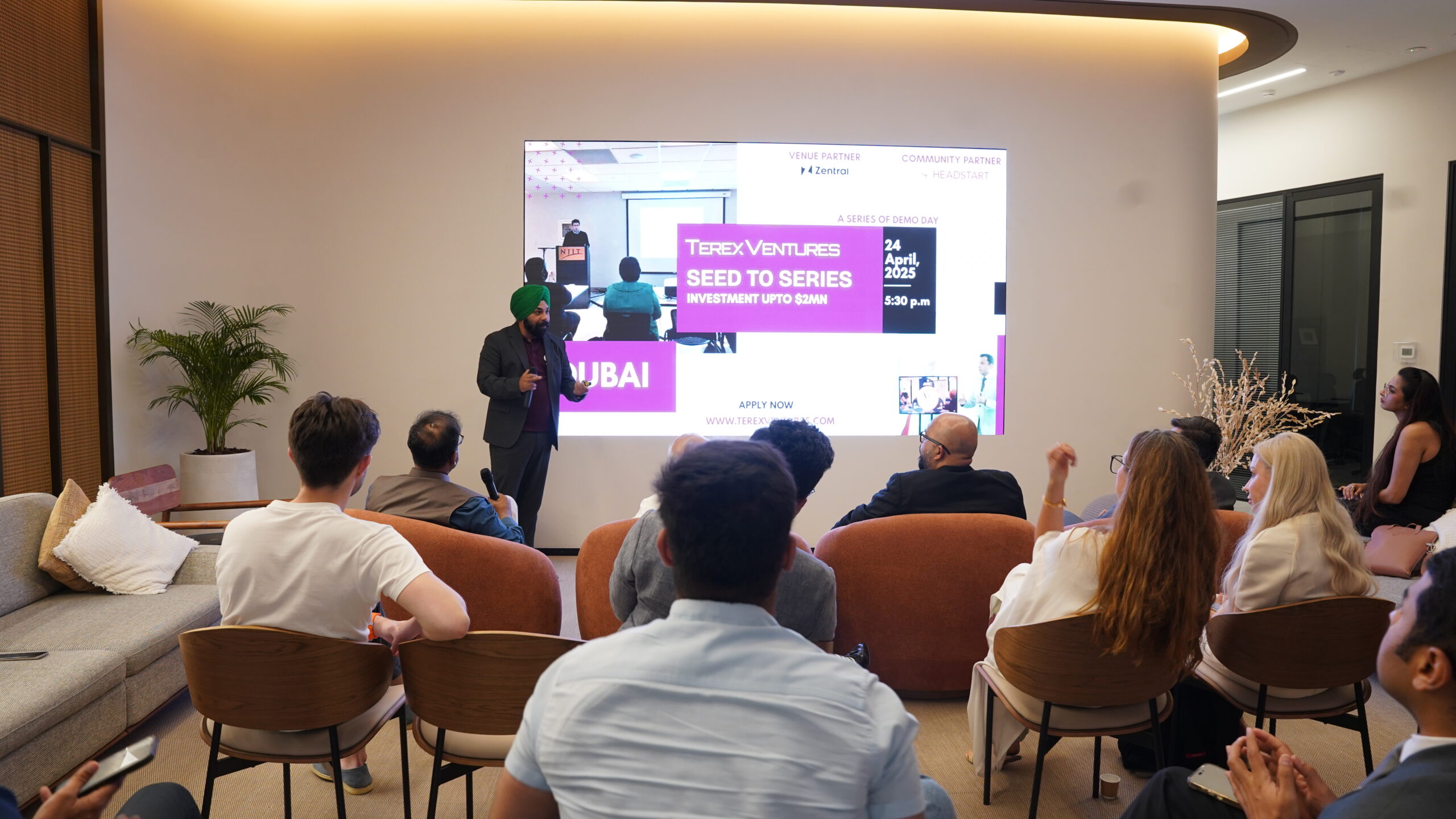 Terex Ventures Dubai Demo Day founder presentation