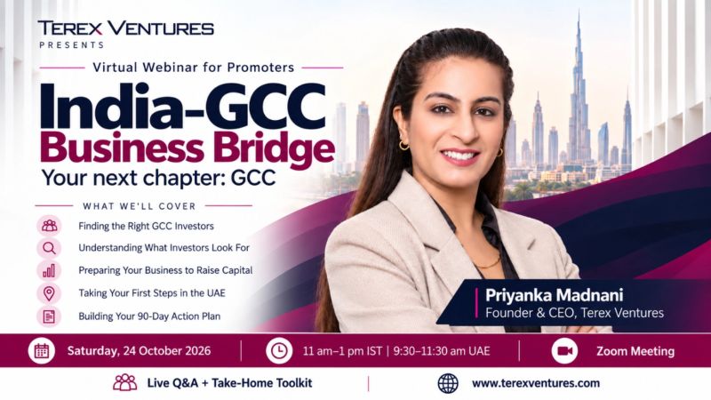 India–GCC Business Bridge with Priyanka Madnani — 24 October 2026, live on Zoom